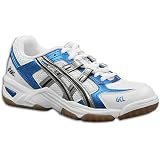 ASICS® Womens GEL-Rocket III ( sz. 06.5, White/Silver/Blue )