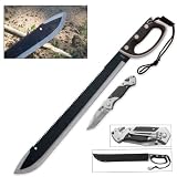 Disaster Survival Machete & Rescue Knife Set