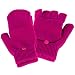 Winter Knit Flip Mitten Fingerless Gloves Glomitt Violet
