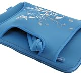 rooCASE Neoprene Netbook Sleeve Case for HP Mini 210-1099SE 10.1-Inch Vivienne Tam Edition (Spring Butterfly - Blue)