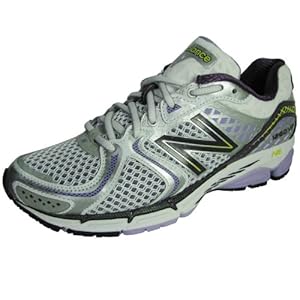 New Balance Women's W1260v2 Stability Running Shoe,Silver/Purple,7.5 2A US