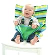 My Little Seat Infant Travel High Chair, Colored Stripes