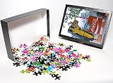 Photo Jigsaw Puzzle of ROADSIDE CAFE SIGN, c2006. A sign in the parking lot of Delgadillos Snow from Granger Art on Demand