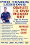Pro Tennis Lessons Complete 10 DVD Boxed Set, Starring Renowned USPTA Pro James Jensen: Includes over 12 Hours of Professional Tennis Instruction for all level Players!
