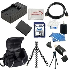 SSE Premium Point & Shoot Package for Fuji FinePix XP10, XP11, XP20, XP22, XP50 Digital Cameras. Includes: Replacement NP45 Battery + Rapid Charger, Carrying Case, 16gb SDHC Memory Card, HDMI Cable and more...