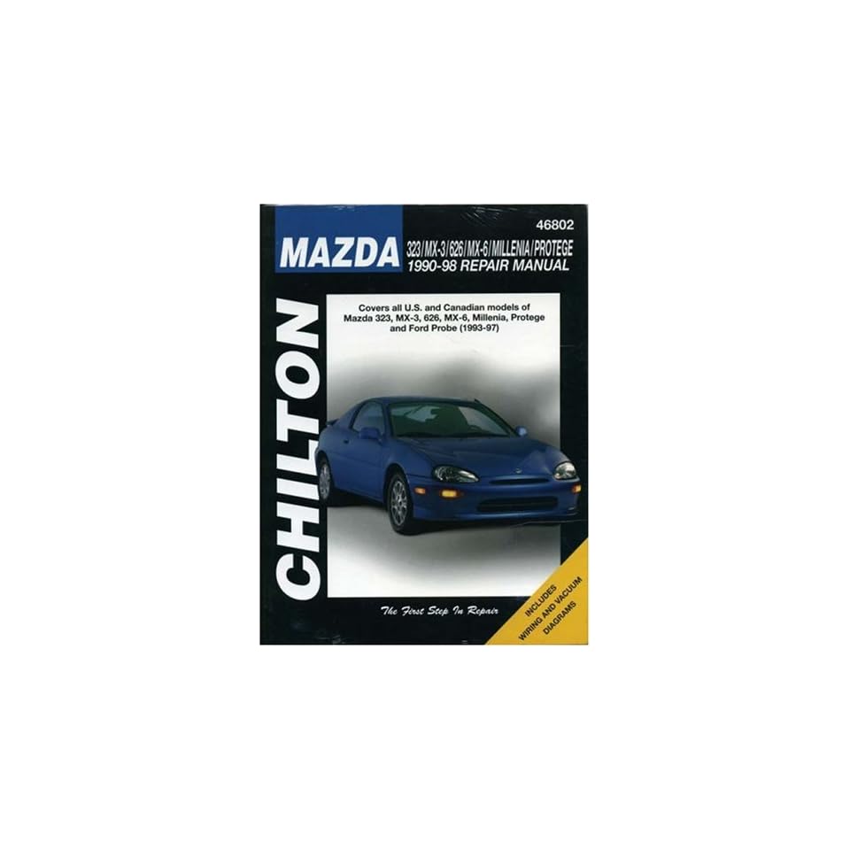 Mazda 323/MX 3/626/Millenia/Protege 1990 98 Repair Manual Covers All