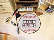 Louisiana-Lafayette Ragin' Cajuns 29" Round Baseball Floor Mat (Rug)