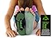 FitLeaf Yoga BAMBOO Socks 2 PAIRS, Non-Slip Grip for Pilates, Barre, Black & Gray