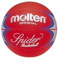 Molten Trainingsbasketball - SPIDER, Größe 7, rot/blau/silber