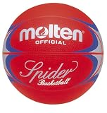 Molten Trainingsbasketball - SPIDER, Größe 7, rot/blau/silber