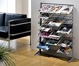 【本屋さんの】マガジンラック平置き【7段:ワイド】