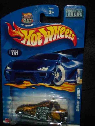 Hot Wheels 2002-197 Scorchin Scooter Gold Highway 35 1:64 Scale