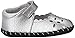 pediped Katelyn Originals Mary Jane (Infant/Toddler),Silver,Large (18-24 Months)