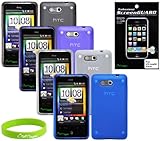 CrazyOnDigital Purple, Clear, Blue, and Black TPU Skin Soft Gel Cases and S ....