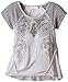 Miss Me Girls' Embellished Graphic Top