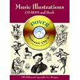 Music Illustrations CD-ROM and Book (Electronic Clip Art)
