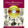 Music Illustrations CD-ROM and Book (Electronic Clip Art)