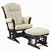 Baby : Dutailier Sleigh Glider and Ottoman - Cherry