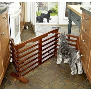Merry Pet Gate-n-Crate Folding Pet Gate Walnut Finish MPS009 Merry Pet Gate-n-Crate Folding Pet Gate Walnut Finish MPS009