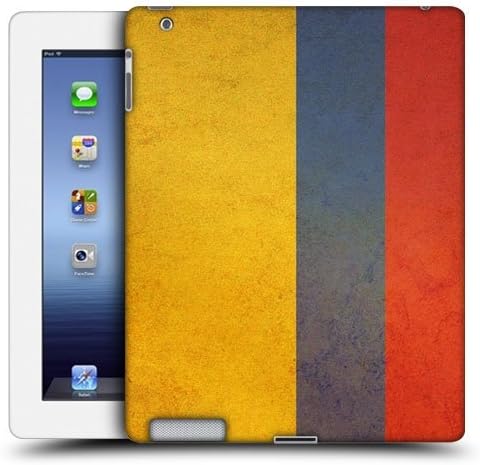 Head Case Designs Colombia Colombian Vintage Flags Protective Snap-on Hard Back Case Cover for Apple iPad 3 iPad with Retina Display