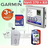 Garmin nuevi 370 Pocket Vehicle GPS Navigator + 2GB Accessory Kit w/ 3 Year Extended Warranty