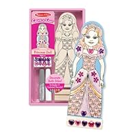 Melissa and Doug Educational Toy CreateACraft Wooden Princess Doll