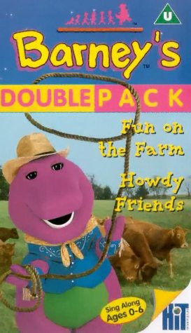 Barney - Fun on the Farm/Howdy Friends [VHS]