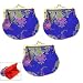3 Chinese Coin Change Purse Jewelry Chain Travel Pouch