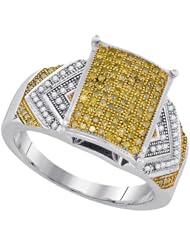 0.45CTW-DIA MICRO-PAVE BRIDAL RING