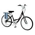 Womens Currie Coastline Electric Bike - Brown