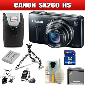 Canon Powershot SX260 HS (Black) Package