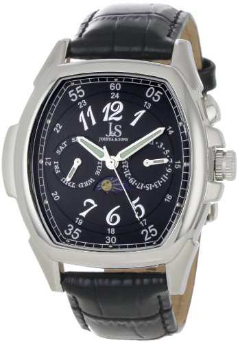 Swiss Watches:Joshua & Sons Men's JS715BK Swiss Quartz Multi-Function Watch Images