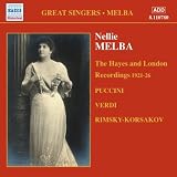 Nellie Melba - The Hayes and London Recordings (1921-26)