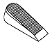 Ace Door Stop Wedge (01-3028-558) 10 each