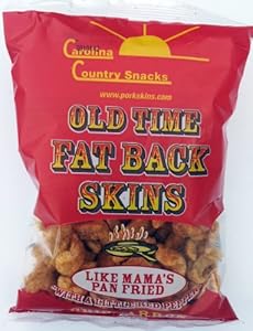 Old Time Fat Back Skins Chicharron Red Pepper 6 - 4 Oz Pkgs.