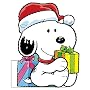 Baby Snoopy Santa