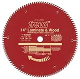 Freud LU98R014 Superior 14-Inch 108 Tooth TCG Laminate and Wood Cutting Saw Blade with 1-Inch Arbor and PermaShield Coating
