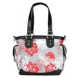 JJ Cole Norah Diaper Bag, Cherry Lotus