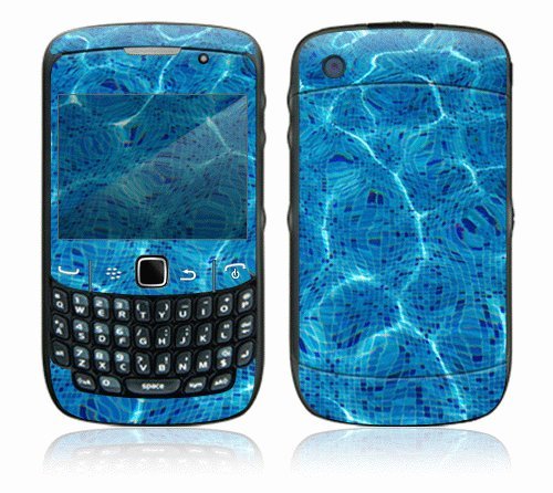 Water Reflection Decorative Skin Cover Decal Sticker for BlackBerry Curve 8500 Cell Phone