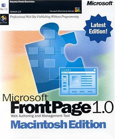 Microsoft Frontpage 1.0 - Macintosh Edition