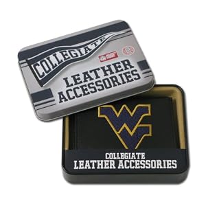 Buy West Virginia Mountaineers Embroidered Trifold Wallet