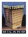 Yes the Hotel Touring at Milano Italy is Big and Its Fine Label Design Emphasises It ...