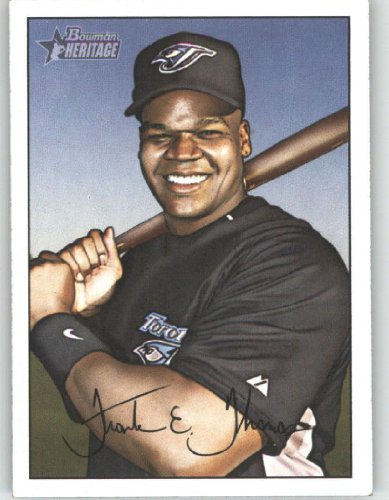 2007 Bowman Heritage Rainbow Foil (Chrome) #63 Frank Thomas - Toronto Blue Jays (Baseball Cards)