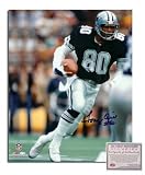 Tony Hill Dallas Cowboys - Blue Jersey - Autographed 8x10 Photograph