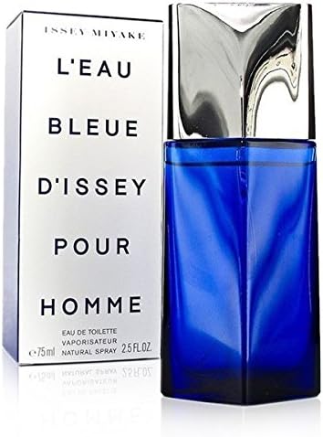 Issey Miyake L'eau Bleue D'issey Pour Homme Eau De Toilette 2.5 oz [Sold by JoyoParfums]