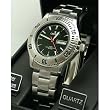 CROTON Men's Stainless Steel 10ATM Watch with Black Dial. Model: CA301074SSBK