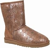 Fancy Logo Classic SHORT Boots Chestnut Uggs Size 9