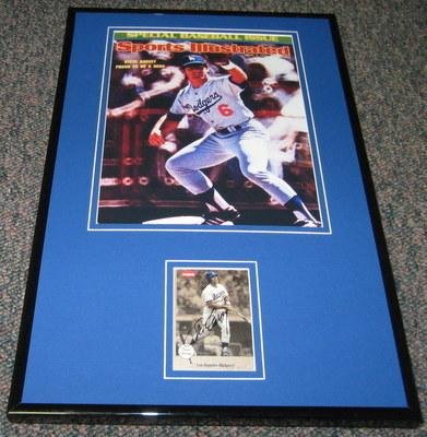 Steve Garvey Dodgers Signed Framed Photo 11x17 Fleer - Framed MLB Photos, Plaques, and Collages
