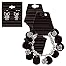 Earring Card/Necklace Foldover Set - with 50 Earring Cards / 50 Necklace Foldovers - Black Stripe