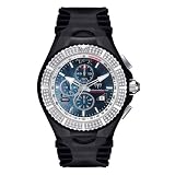 TechnoMarine Mens 108032 Cruise Magnum Diamond Chrono Black Watch by TechnoMarine